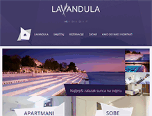 Tablet Screenshot of lavandula-zadar.com